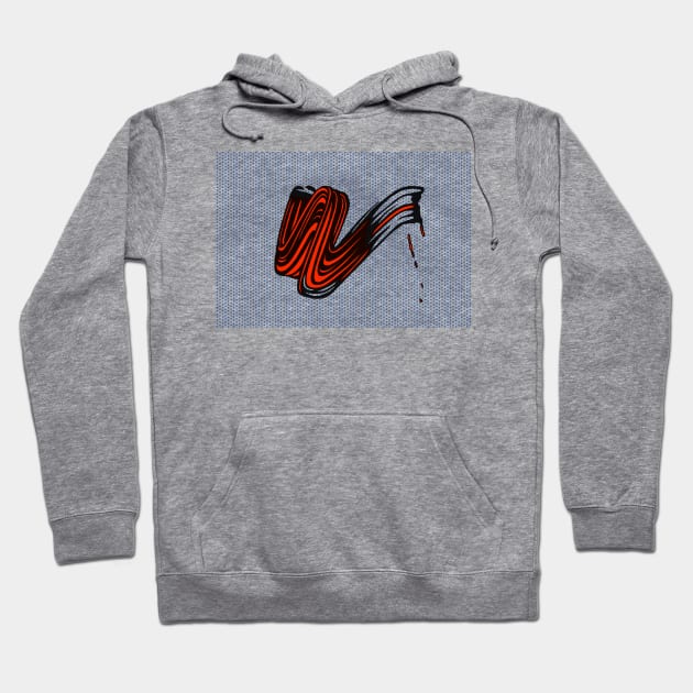 Brush stroke pop art Hoodie by Chill Studio